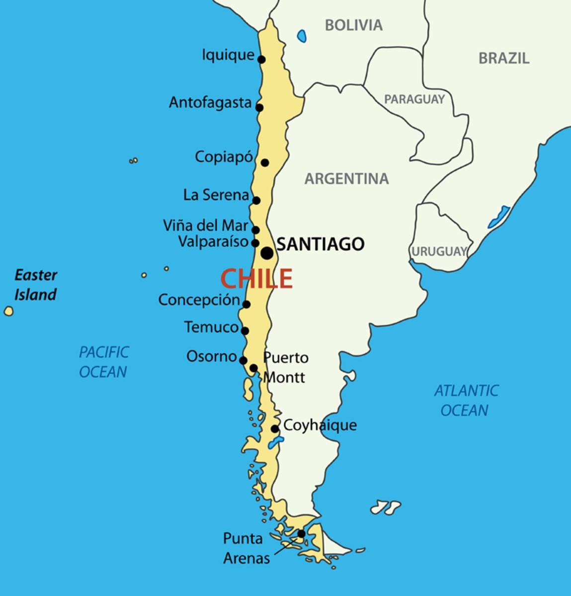 რუკა concepcion ჩილე