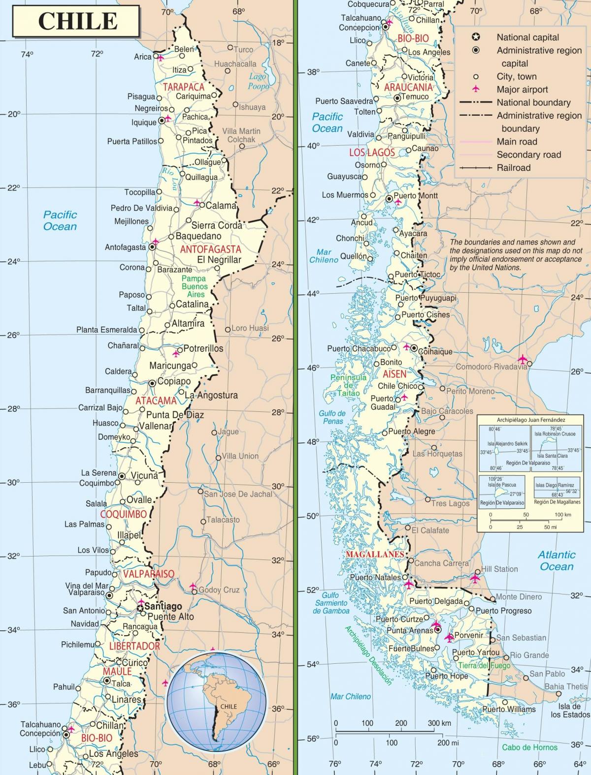 რუკა de Chile